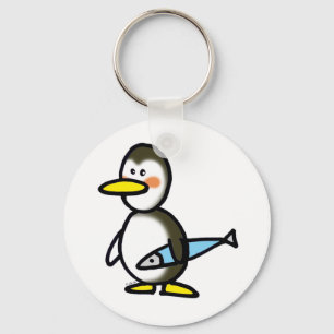 Winter-Pinguin Schlüsselanhänger