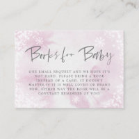 Winter Pink Baby Dusche Buchungsanfrage