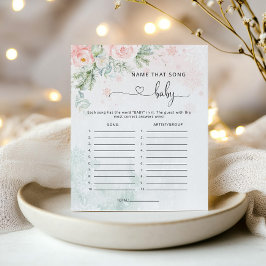 Winter pink eucalyptus Name des Liedes Baby Dusche