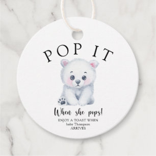 Winter-Polar-Bär - Pop it! Wenn sie platzt  Geschenkanhänger