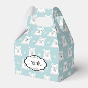 Winter Polar Bear Fevor Box Geschenkschachtel