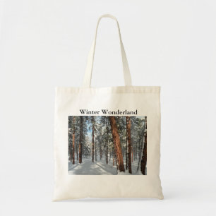 Winter Ponderosa Tragetasche