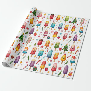 Winter Popsicle Wonderland Geschenkpapier