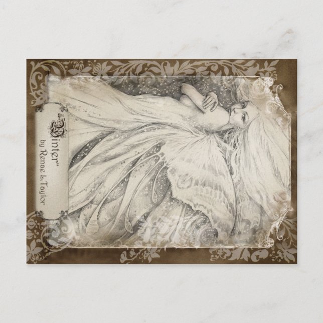 Winter Postkarte (Vorderseite)