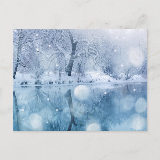 Winter Postkarte (Vorderseite)