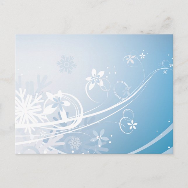 Winter Postkarte (Vorderseite)