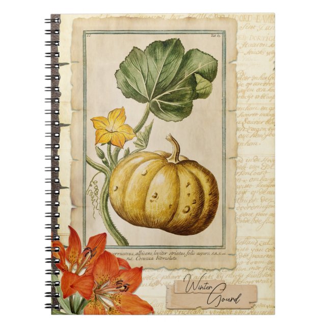 Winter Pumpkin Notizblock (Vorderseite)