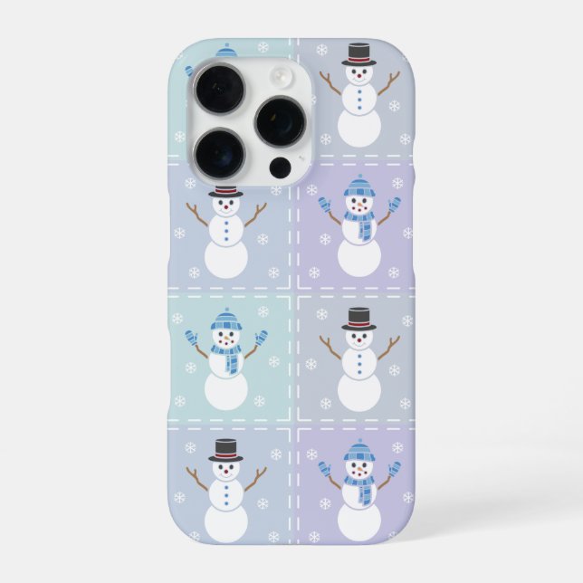 Winter-Quilt-Case-Mate-Handyhülle iPhone 16 Pro Hülle (Rückseite)