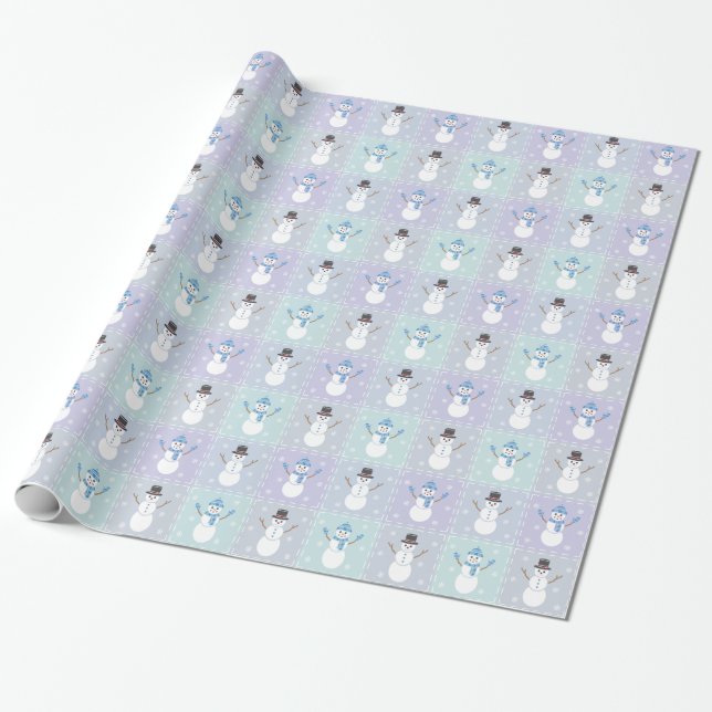 Winter-Quilt-Geschenkpapier Geschenkpapier (Ungerollt)
