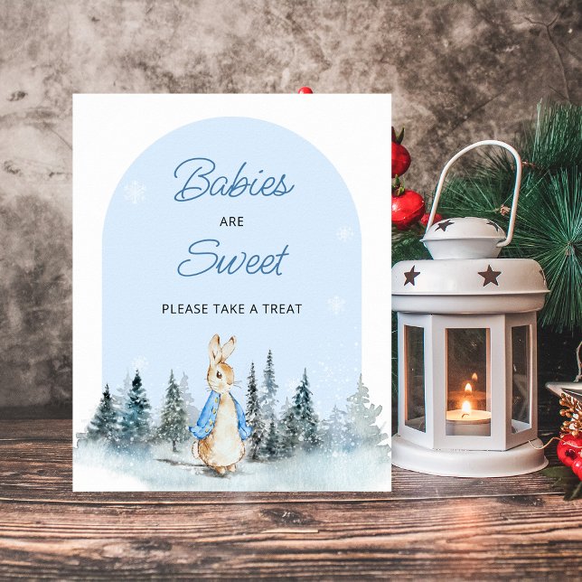 Winter-Rabbit-Babys sind süßes Bogenposter Poster (Von Creator hochgeladen)