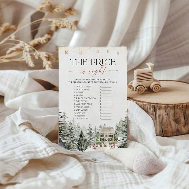 Winter rät die passende Baby Duschkarte (Von Creator hochgeladen)