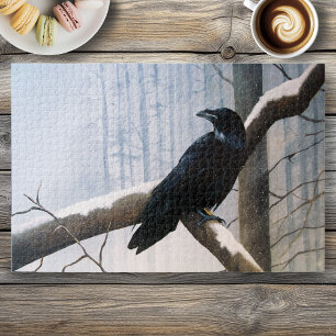 Winter Raven Forest