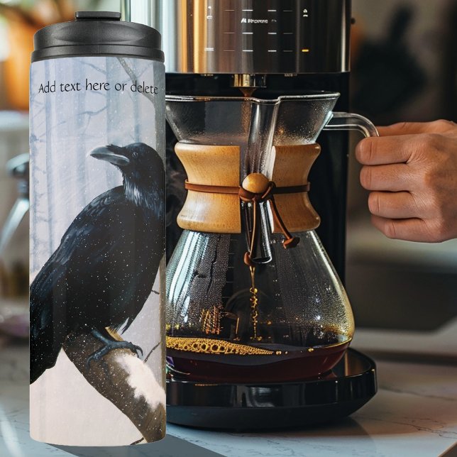 Winter Raven Forest Thermosbecher (Von Creator hochgeladen)