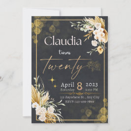 Winter Red Berries Weihnachts-Hochzeit Einladung