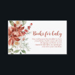 Winter Red Christmas Baby Shooting Books for Baby Begleitkarte<br><div class="desc">Winter Red Christmas Baby Shooting Books for Baby</div>