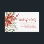 Winter Red Christmas Baby Shooting Books for Baby Begleitkarte<br><div class="desc">Winter Red Christmas Baby Shooting Books for Baby</div>