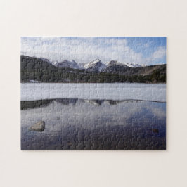 Winter Reflection Sprague Lake Rocky Mtn Natal Par