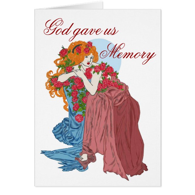 Winter-Rosen-Karte (Vorne)