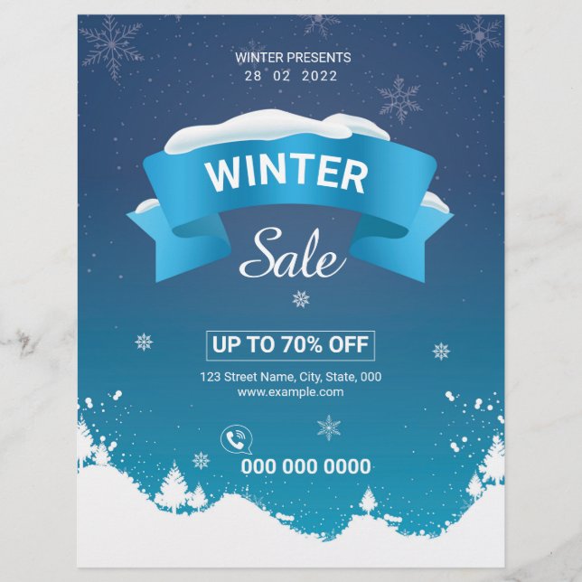 Winter Sale Flyer (Vorne)