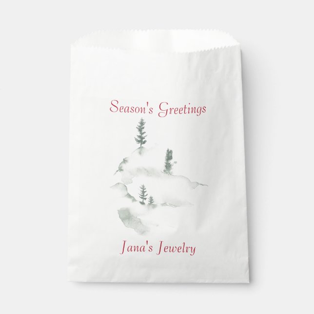 Winter Scene Business-Geschenktasche Geschenktütchen (Vorderseite)