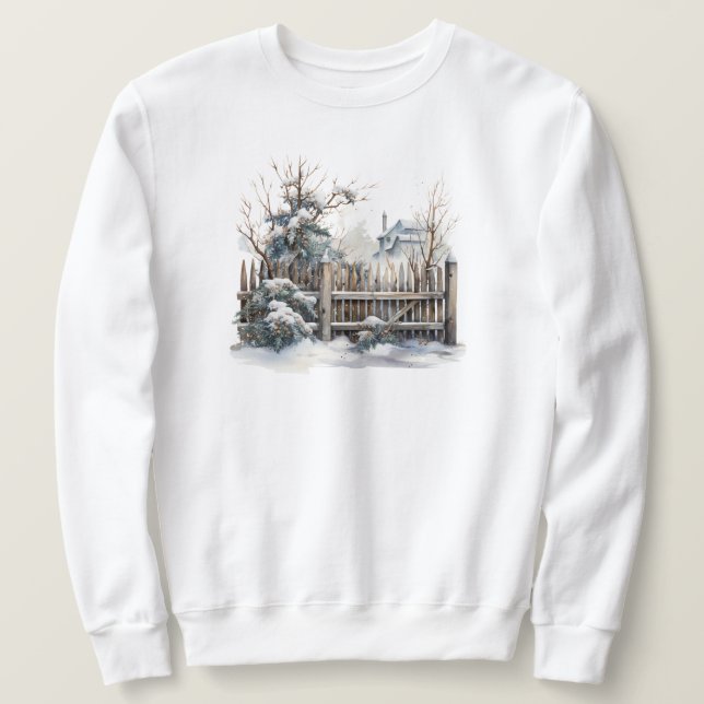 Winter Scene Sweatshirt (Design vorne)
