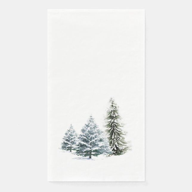 WINTER SCENERY Gästetücher Serviette (Vorderseite)