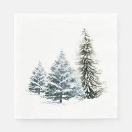 WINTER SCENERY STANDARD LUNCHEON Napkins Serviette