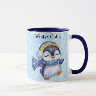 Winter Schatz Süße Pinguin Winter Kaffeetasse