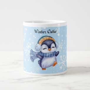 Winter Schatz Süße Pinguin Winter Kaffeetasse Jumbo-Tasse