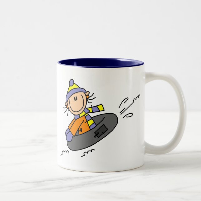 Winter-Schläuche Zweifarbige Tasse (Rechts)