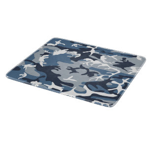 Winter-Schnee-Blau-Tarnmuster, Militär, Armee Schneidebrett