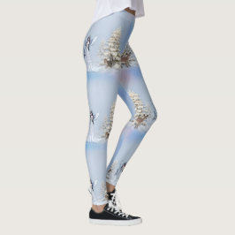 Winter-Schnee-Engels-Leggings Leggings