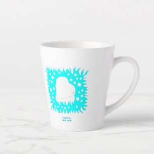 Winter-Schnee-Herz-Kleine-Latte-Macchiato-Tasse Milchtasse