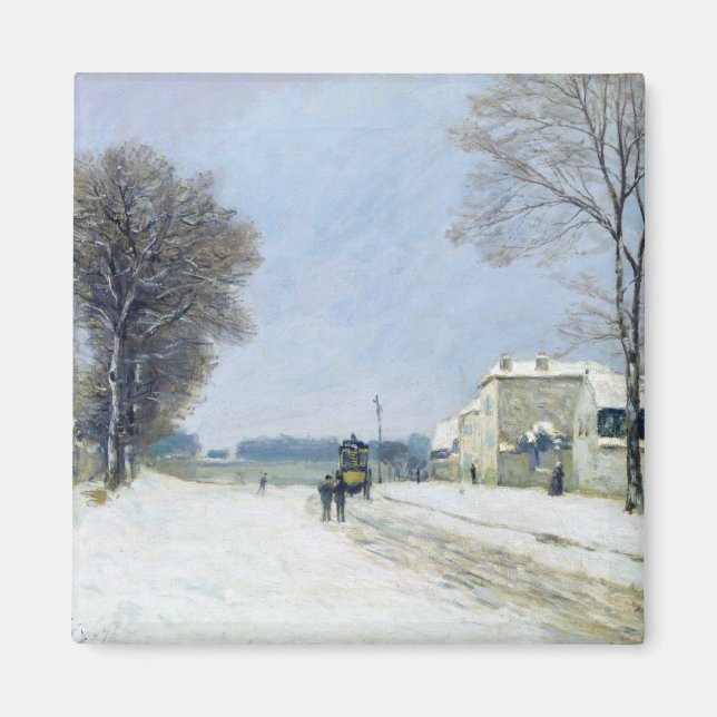 Winter, Schneeeffekt, 1876 Magnet (Vorne)