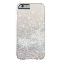 Winter-Schneeflocke Bokeh Bling iPhone 6/6s Hüllen
