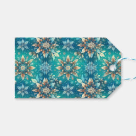 Winter-Schneeflocken Geschenkanhänger