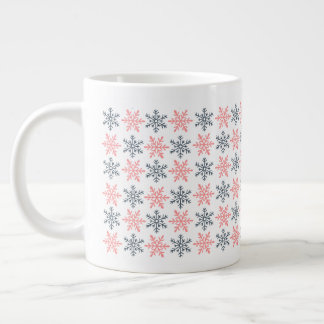 Winter-Schneeflocken-Spezialtasse Jumbo-Tasse