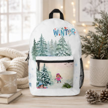 Winter-Schneetag-Rucksack