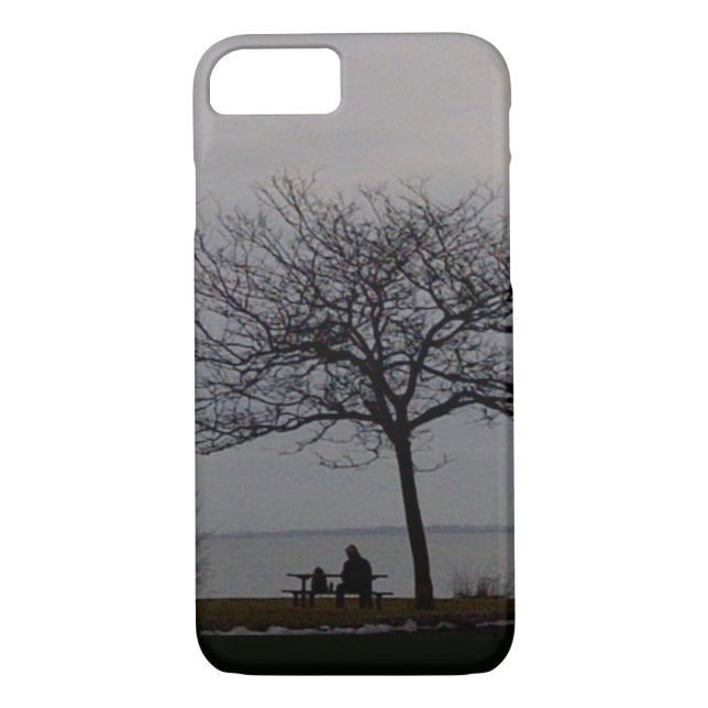 Winter Schwanz Wag iPhone Case von RoseWrites (Rückseite)
