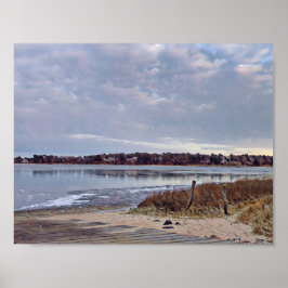 Winter Seashore Cape Cod Poster