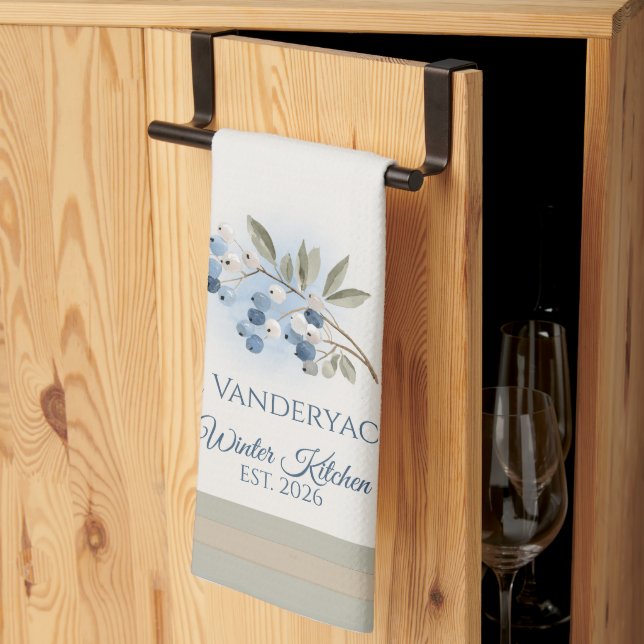 Winter Seasonal  Geschirrtuch (Drittel gefaltet)