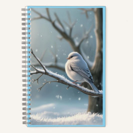 Winter Serenity Bird Notizbuch