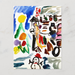 Winter set postkarte