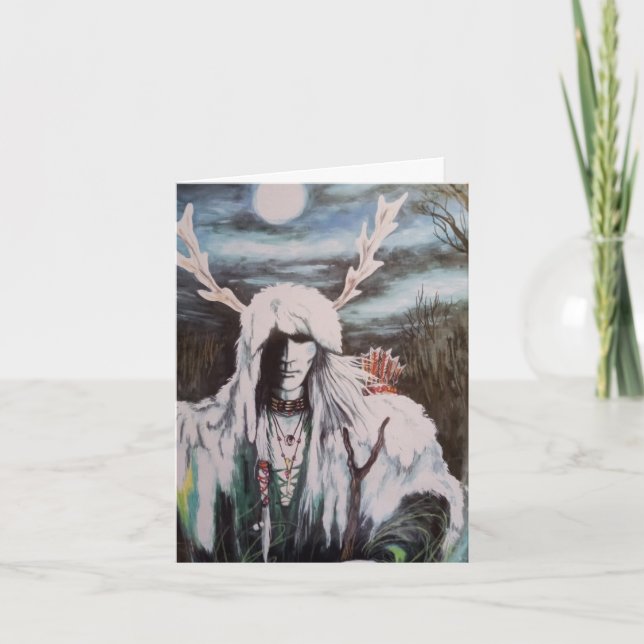 Winter shaman karte (Vorderseite)