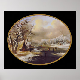 Winter Skaten in New Jersey Poster