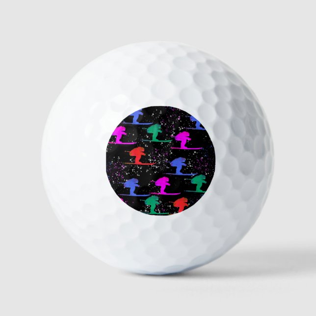 WINTER SKIER GOLFBALL (Vorderseite)