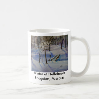 Winter Sleding, Winter bei HellebuschBridgeton,… Kaffeetasse