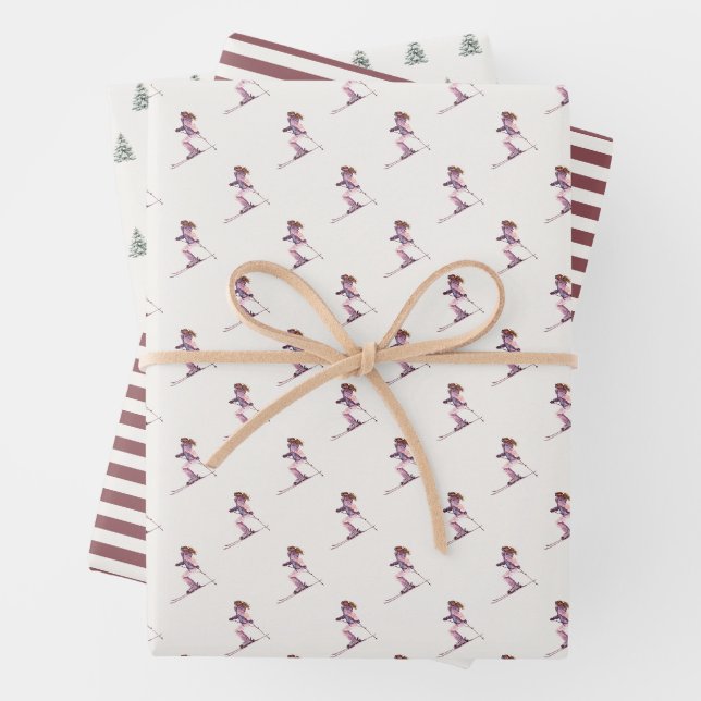 WINTER SLOPES Holiday Geschenkpapier Set (Beispiel)