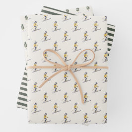 WINTER SLOPES Holiday Geschenkpapier Set