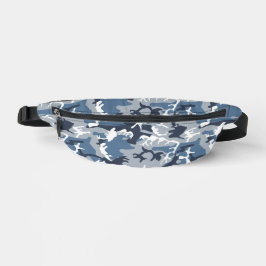 Winter Snow Blue Camouflage, Militär, Armee Bauchtasche